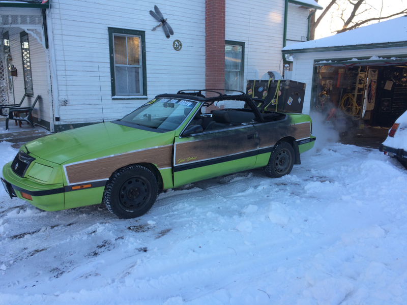 Setting off at home for the rally.